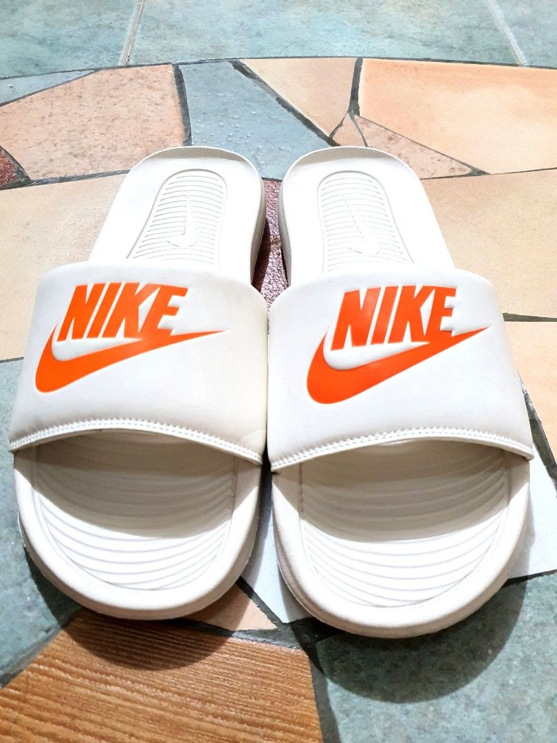 Red nike slides womens outlet