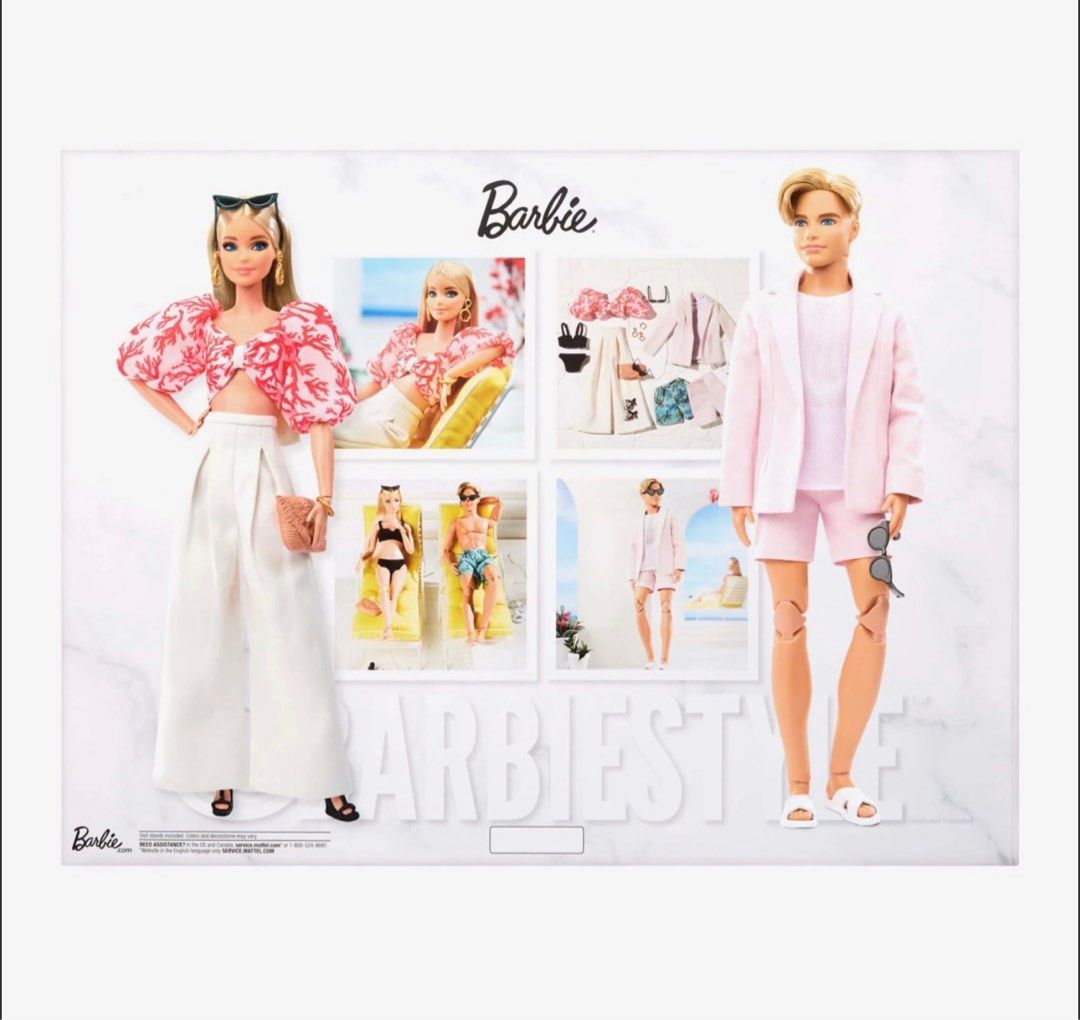 原箱現貨* @BarbieStyle™ 時尚娃娃收藏系列Barbie And Ken Doll Two