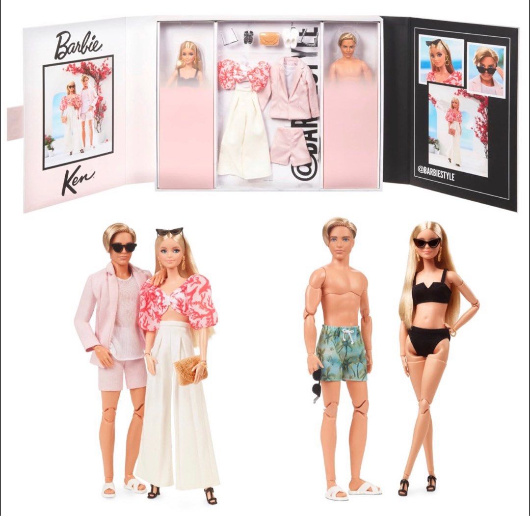 原箱現貨* @BarbieStyle™ 時尚娃娃收藏系列Barbie And Ken Doll Two