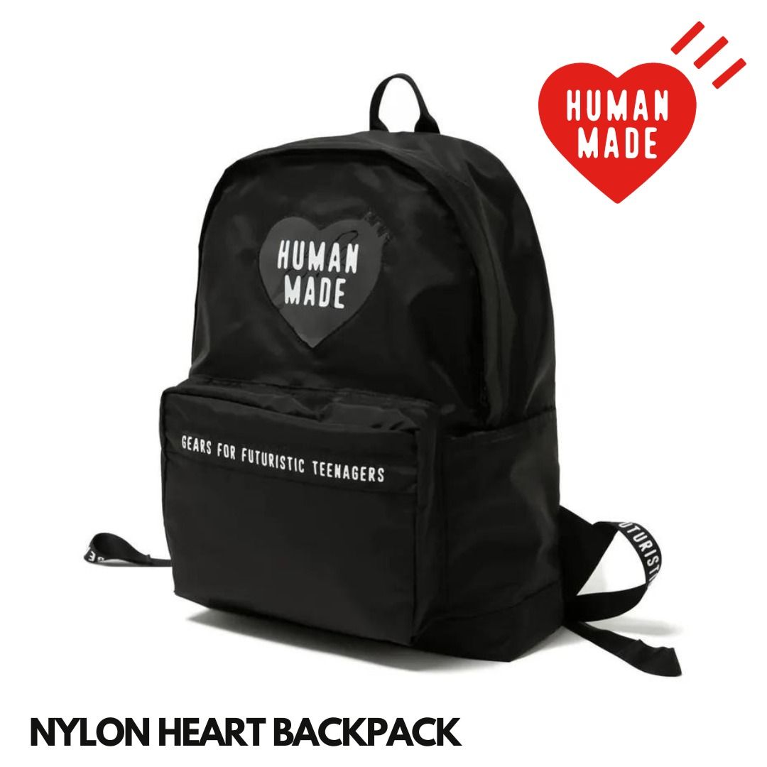 HUMAN MADE NYLON HEART BACKPACK バックパック-