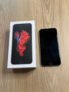 面交商品 Apple IPHONE 6S (64GB) 太空灰色 有包膜 手機 電池健康與充電85% 附原廠耳機、充電線
