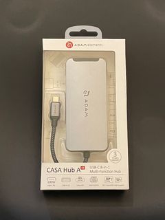 【亞果元素】CASA HUB A08 100W 4k USB-C八合一多功能集線器 全新