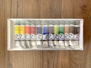 荷蘭 梵谷Van Gogh 12色油畫顏料組 20ml