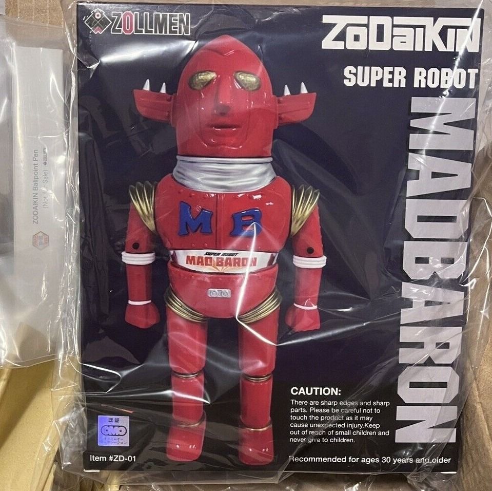 全新 Zollmen Mad Baron super robot, 興趣及遊戲, 玩具 & 遊戲類 - Carousell