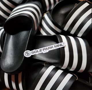 Adidas Adilette Aqua "Black n White" ⚪️⚫️