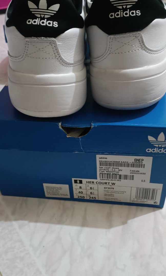 Adidas her court shoes (Preloved) Women #39 s Fashion Footwear Sneakers