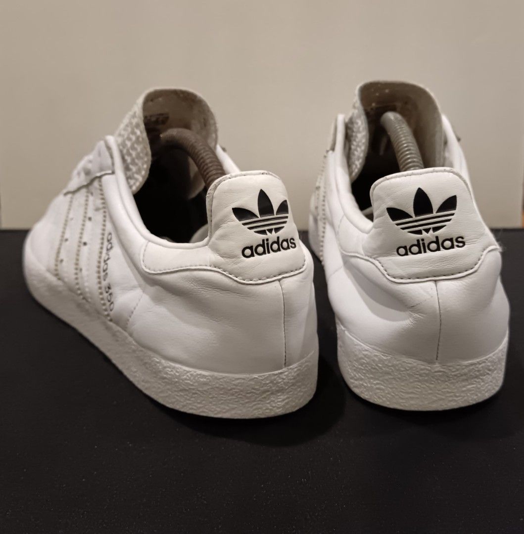 Adidas originals 350 white leather sales
