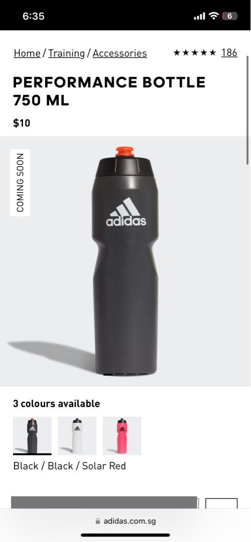 Adidas performance top water bottle