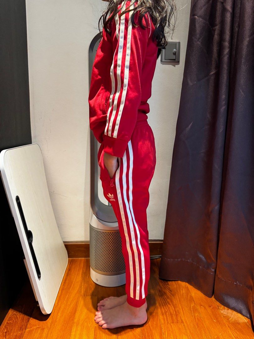 Silk adidas tracksuit discount