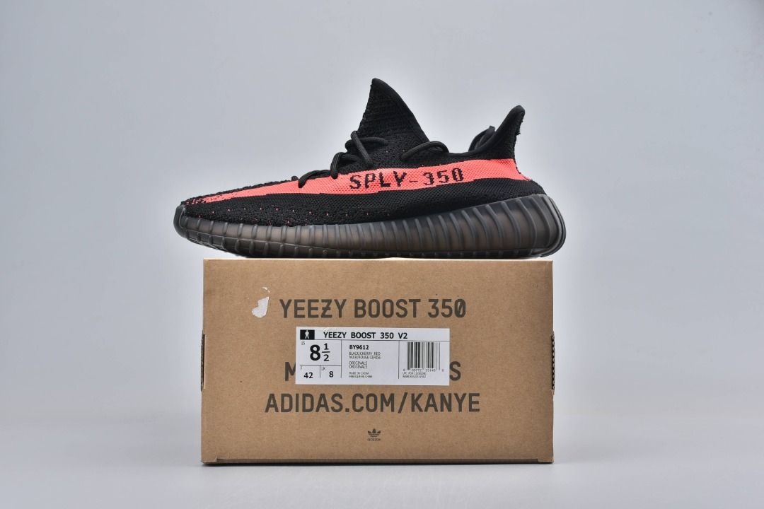 Adidas yeezy sply sales 350 black red