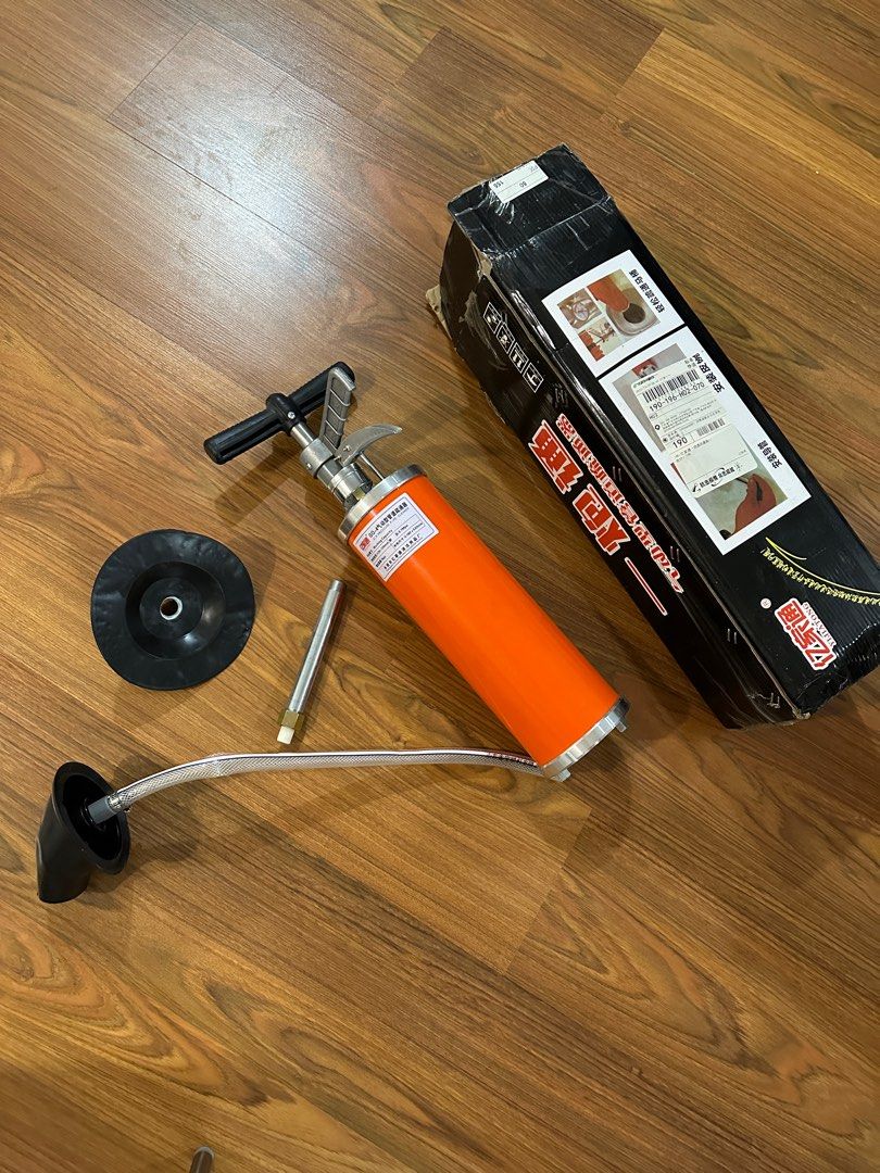 Air pressure pipe cleaner clogged, Furniture & Home Living, Bathroom