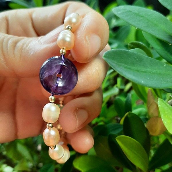 Purple hotsell pearl amethyst