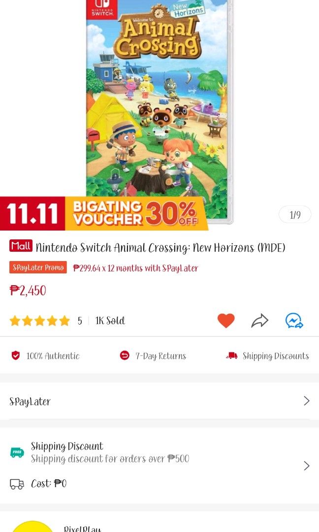 Animal crossing switch voucher best sale
