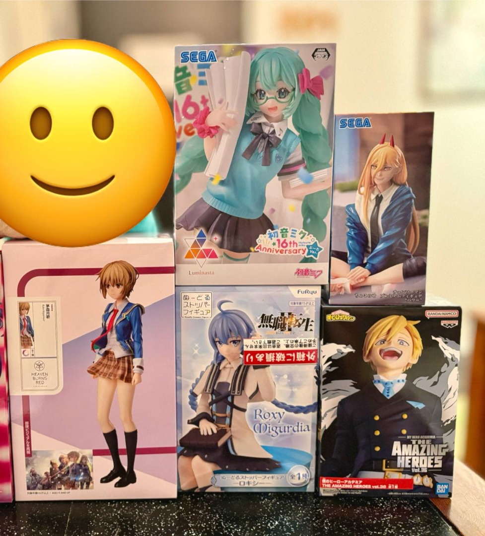 Anime Figurines (No Box) Prize Figures from Japan Chainsaw Man Power