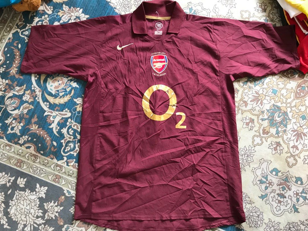 arsenal home 2005 2006 size L jersey jersi
