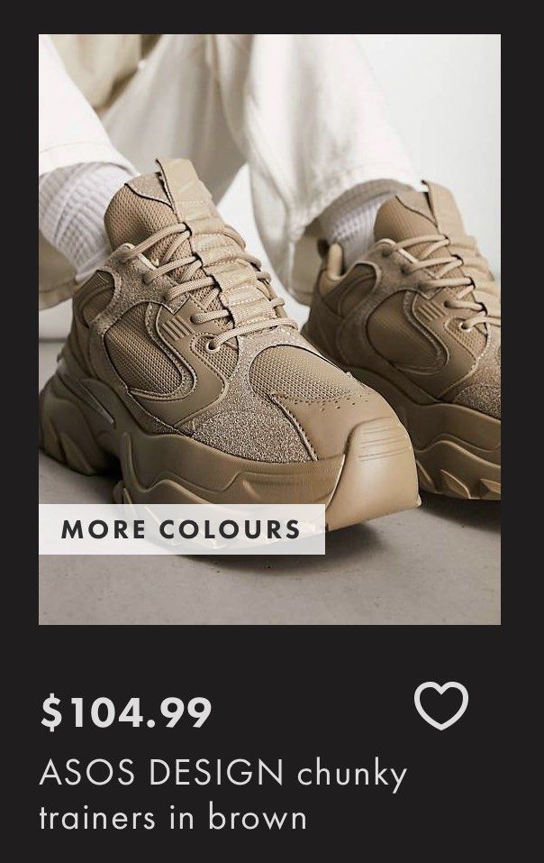Chunky cheap trainers sales