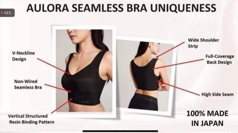 Aulora Bra/ Aulora seamless bra, Women's Fashion, New Undergarments &  Loungewear on Carousell