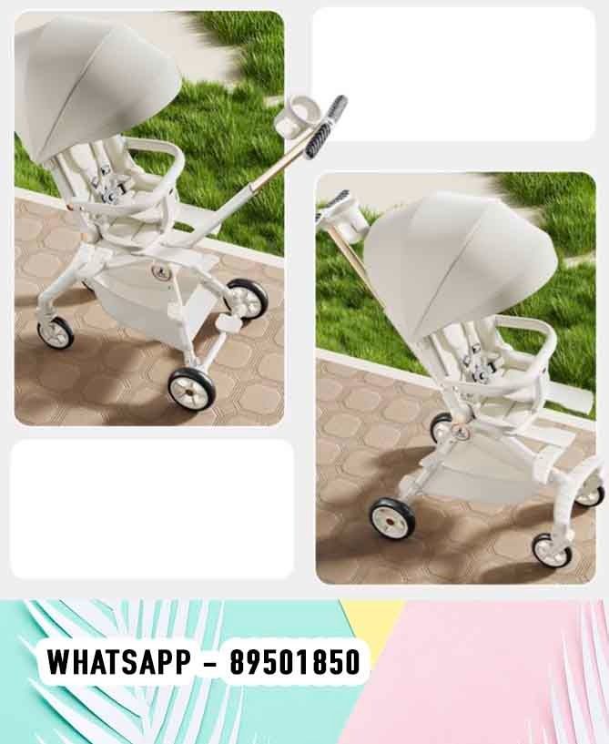 Baby Stroller Foldable Baby Trolly Four Wheels Portable Travel Kids Stroller Lightweight present couple baby married wedding birthday present Party