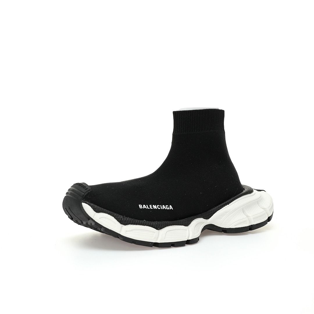 White cheap balenciaga sock