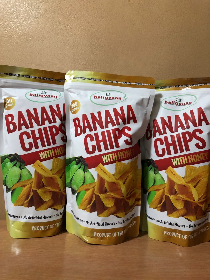 BANANA CHIPS WITH HONEY, Food & Drinks, Local Eats on Carousell