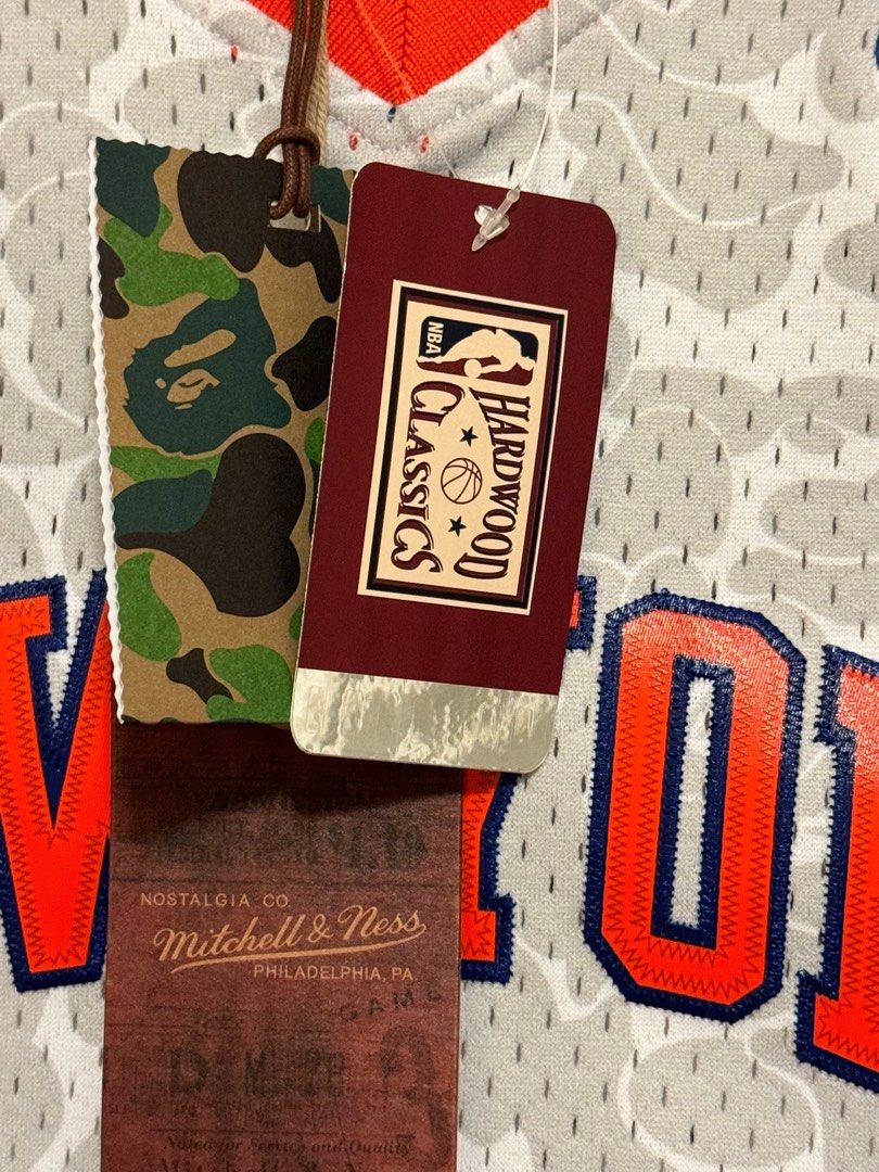 BAPE x Mitchell & Ness New York 籃球背心波衫, 男裝, 運動服裝