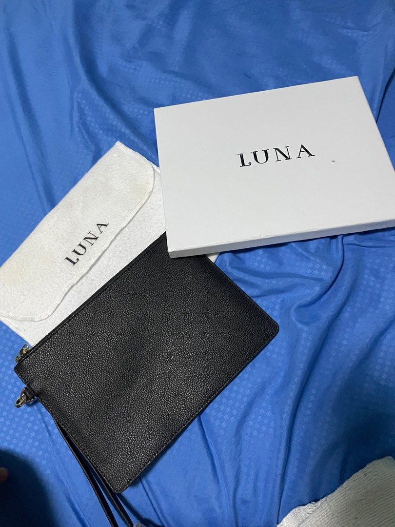 Black leather wristlet (Category: Wallets & Card Holders) located in Taguig. Submitted by pamraq (Listing ID 1264530594, Image 1). Description: Black leather wristlet Can fit mobile phone and other essentials .