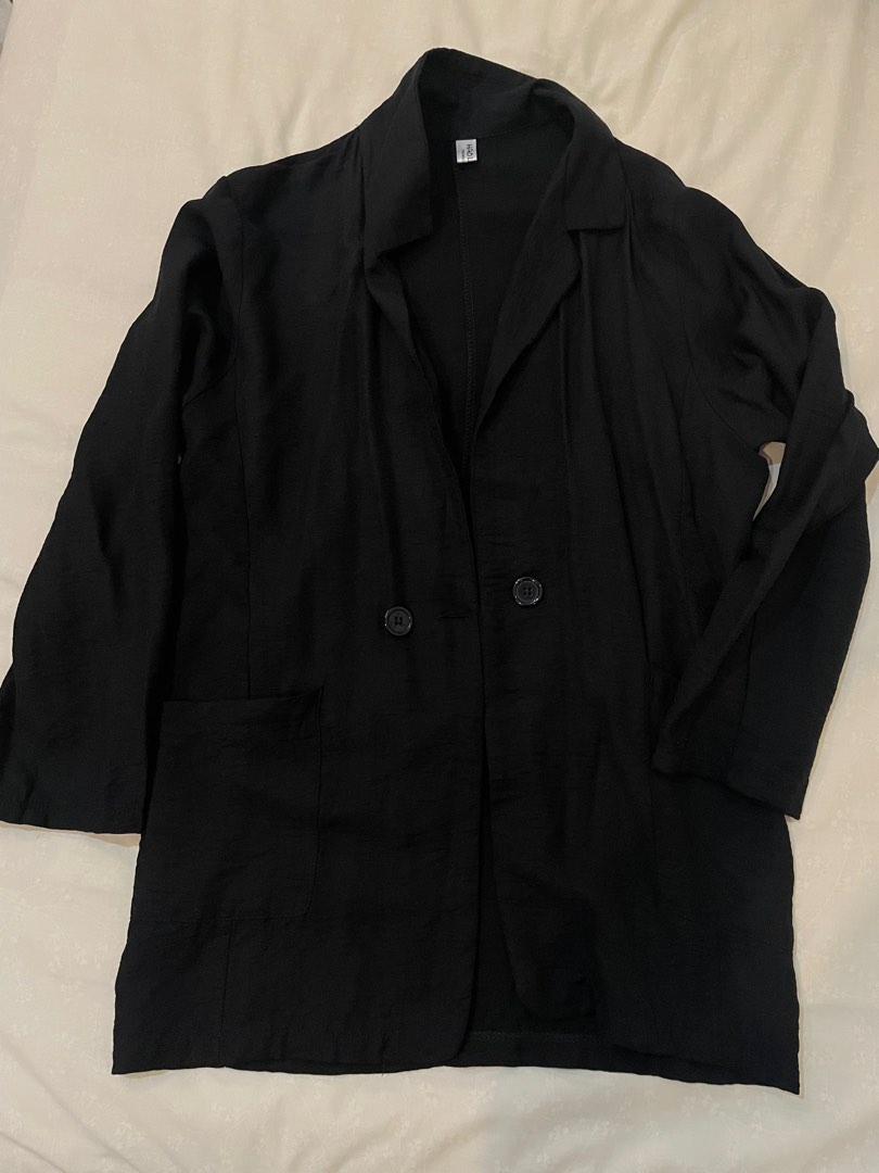 Black thin hotsell blazer