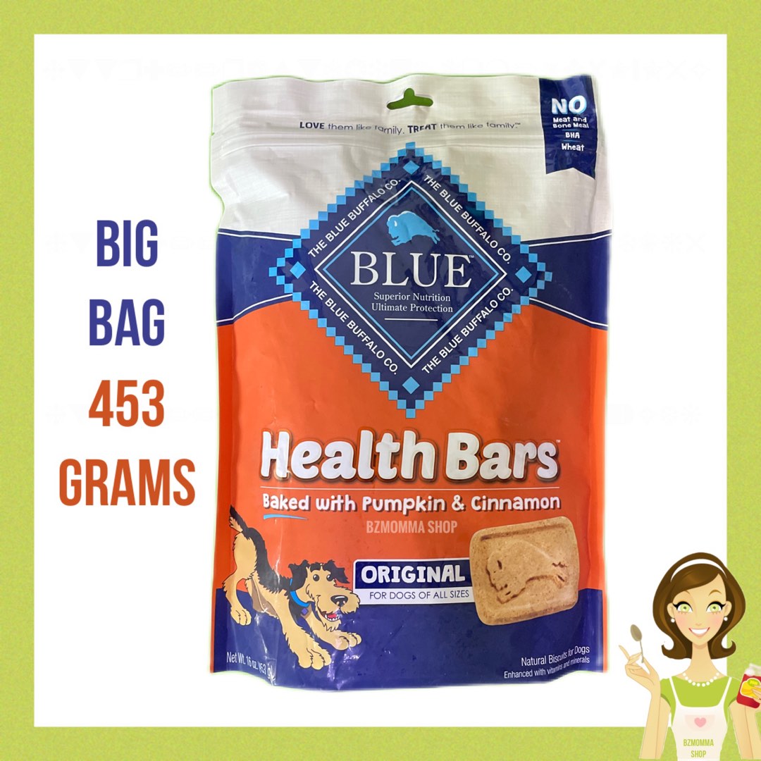 BLUE BUFFALO HEALTH BARS NATURAL DOG TREAT BISCUITS, Pet Supplies, Pet