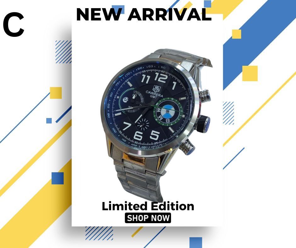 B M W Men Watch Battery Chronograph Japan movement Luxury