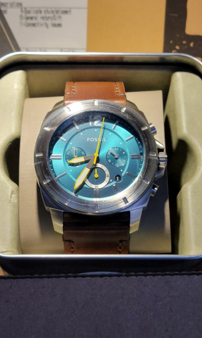 BNWT Fossil Privateer Chronograph Watch, Luxury, Watches on Carousell