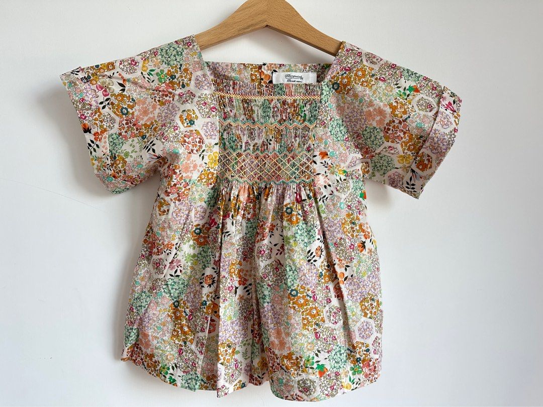 Bonpoint 6A blouse, 兒童＆孕婦用品, 嬰兒及小童流行時尚- Carousell