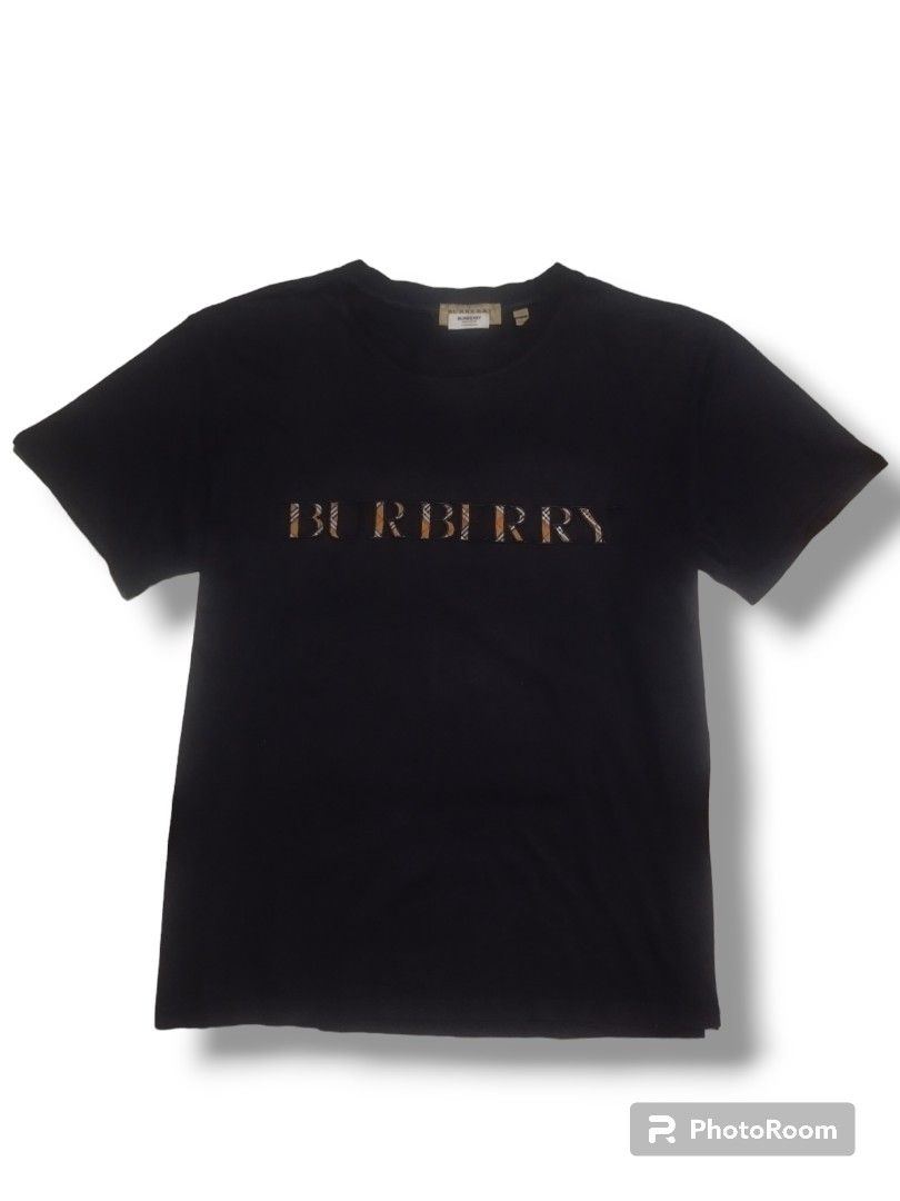 Burberry Sabeto Logo Graphic Tee Black