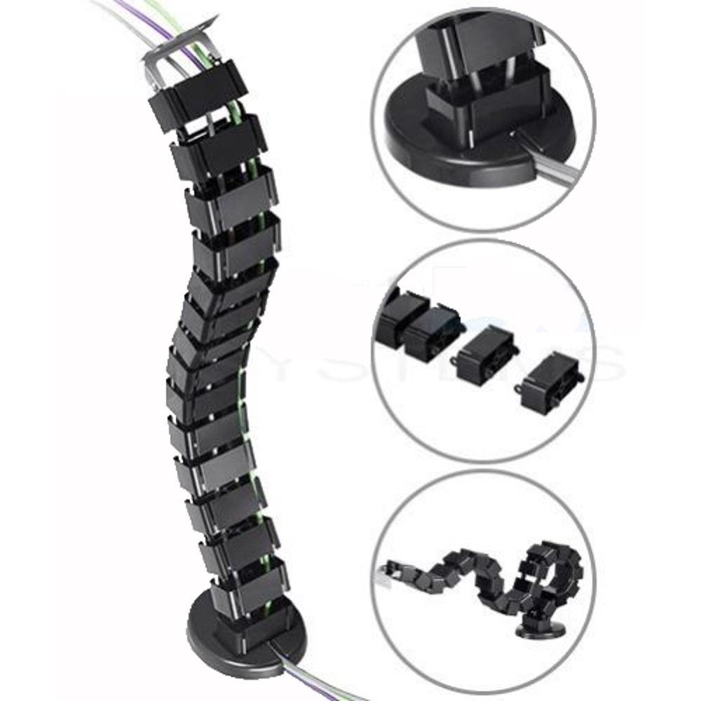 Cable Management Kit for Office Home Office Computer Height Adjustable ...