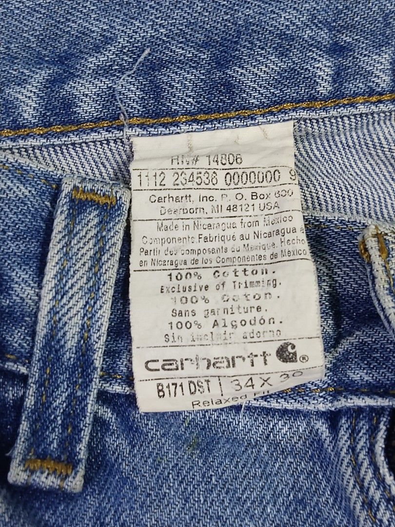 Carhartt b171 2024 carpenter jeans