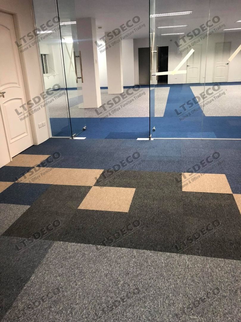 CARPET TILE OFFICE PARTITION FURNITURE, Furniture & Home Living, Office ...