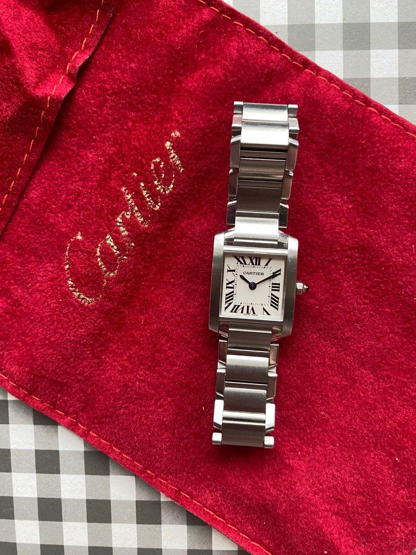 CARTIER Tank Francaise Quartz Watch Women s Fashion Watches