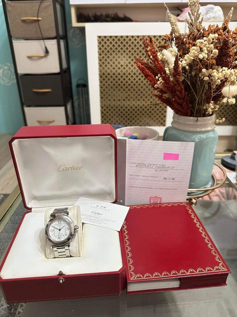 Cartier Pasha Automatic (Category: Luxury Watches) located in Quezon City. Submitted by luxurybrokerph (Listing ID 1264487703, Image 3). Description: Comes complete inclusions Good as new Guaranteed authentic .