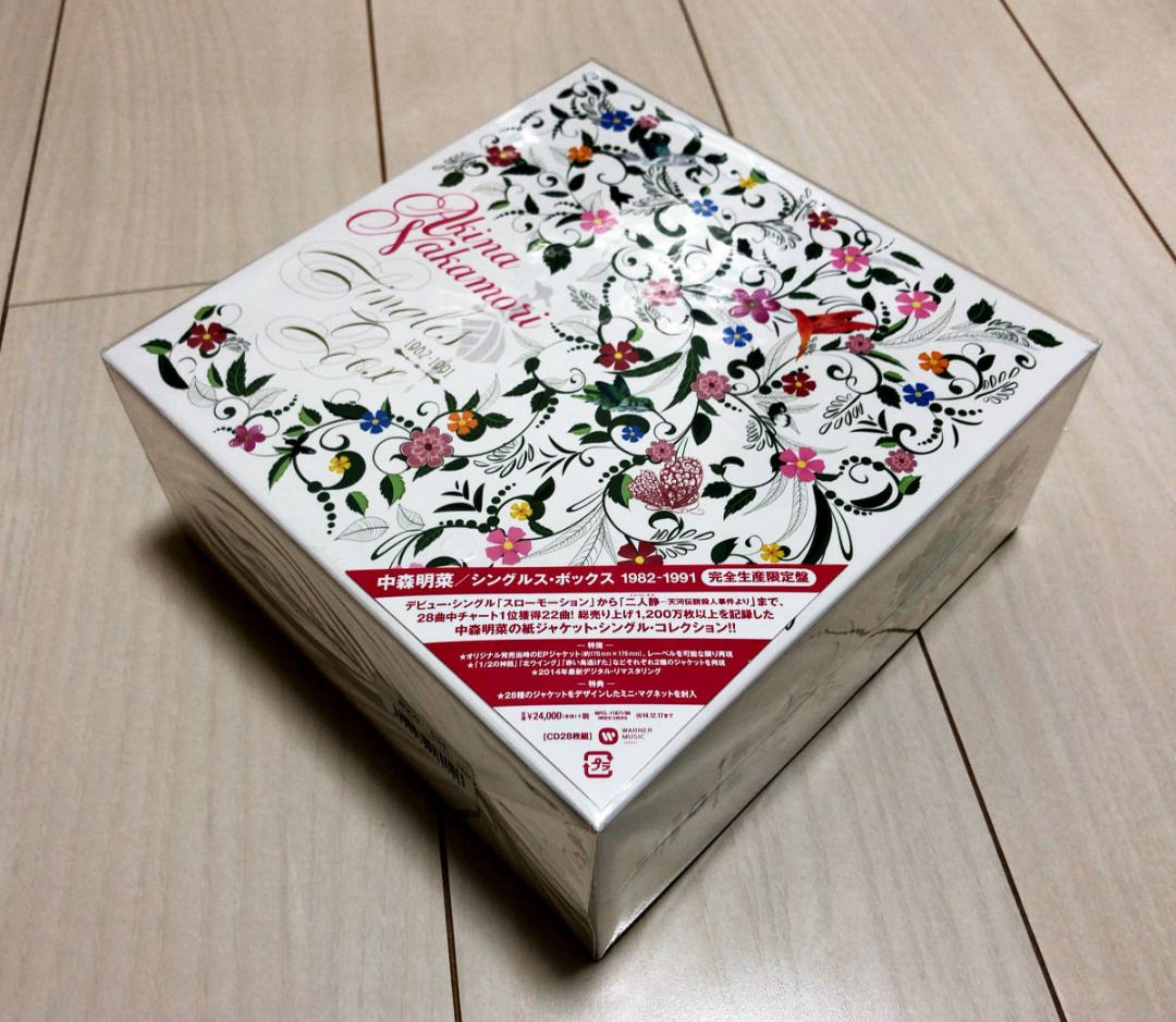 BCDJ 中森明菜-AKINA Singles Box 1982-1991 全新未拆28CDs 限量絕版包