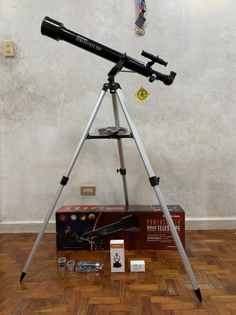 Celestron Powerseeker 60AZ Telescope Sports Equipment Hiking