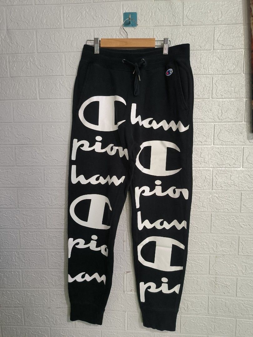 REPRICED Champion AOP Joggers Pants Men s Fashion Bottoms