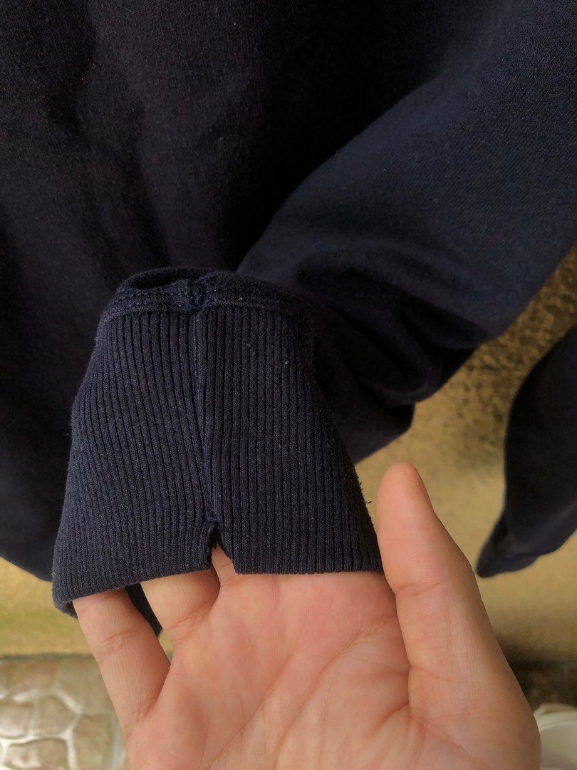 Champion sweater store dark blue nails