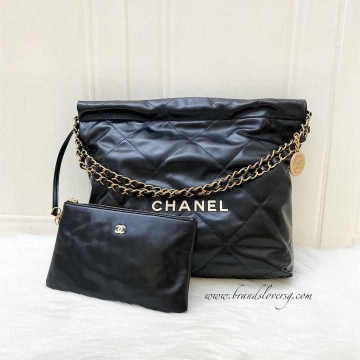 Chanel 22k Small Hobo Bag, Luxury, Bags & Wallets on Carousell