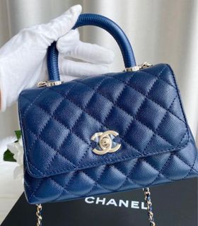 21P Chanel Small Coco Handle Caramel LGHW, Luxury, Bags & Wallets on  Carousell