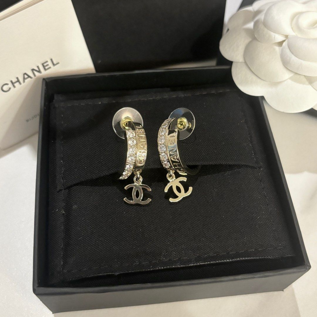 Chanel hoop earrings Women s Fashion Jewelry Organisers