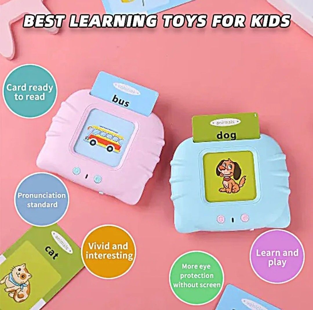 Children Bilingual FlashCards Learn English Chinese Sounds Words Early