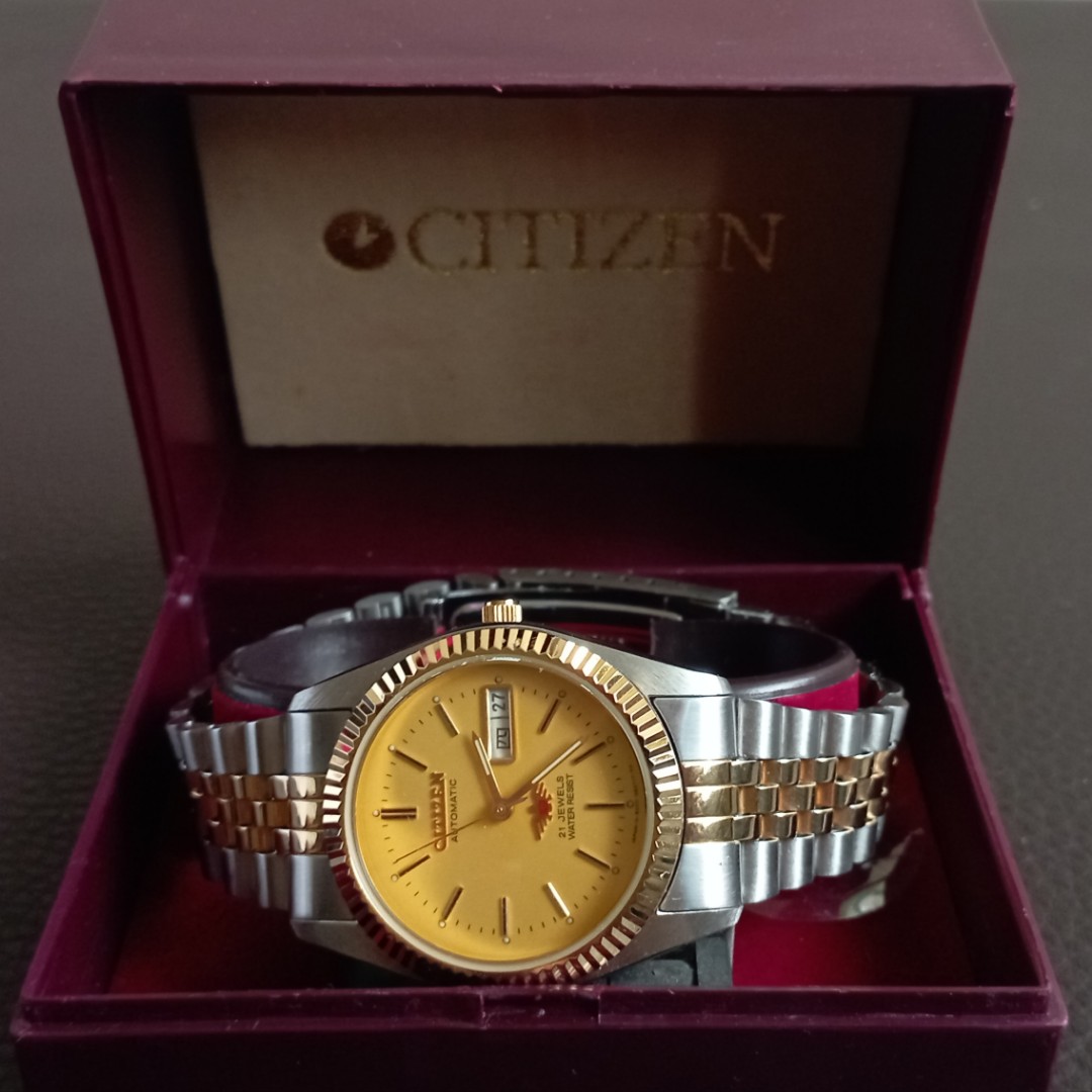 Citizen GN-4W-S Gold Vintage Japanese Elegant Automatic