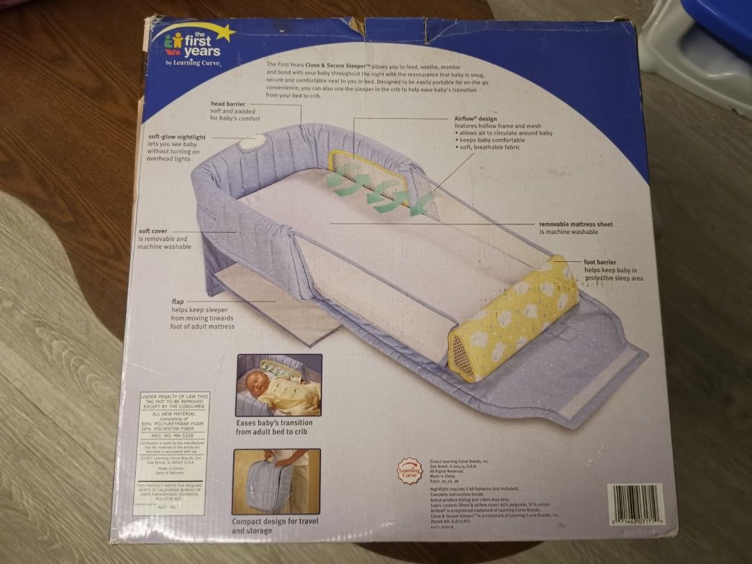The first years by learning curve bassinet outlet