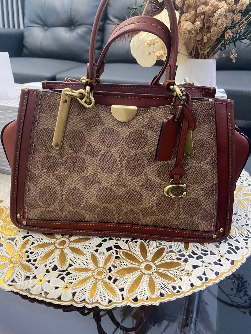 Coach Dreamer Mini Tanrust Barang Mewah Tas Dompet di Carousell