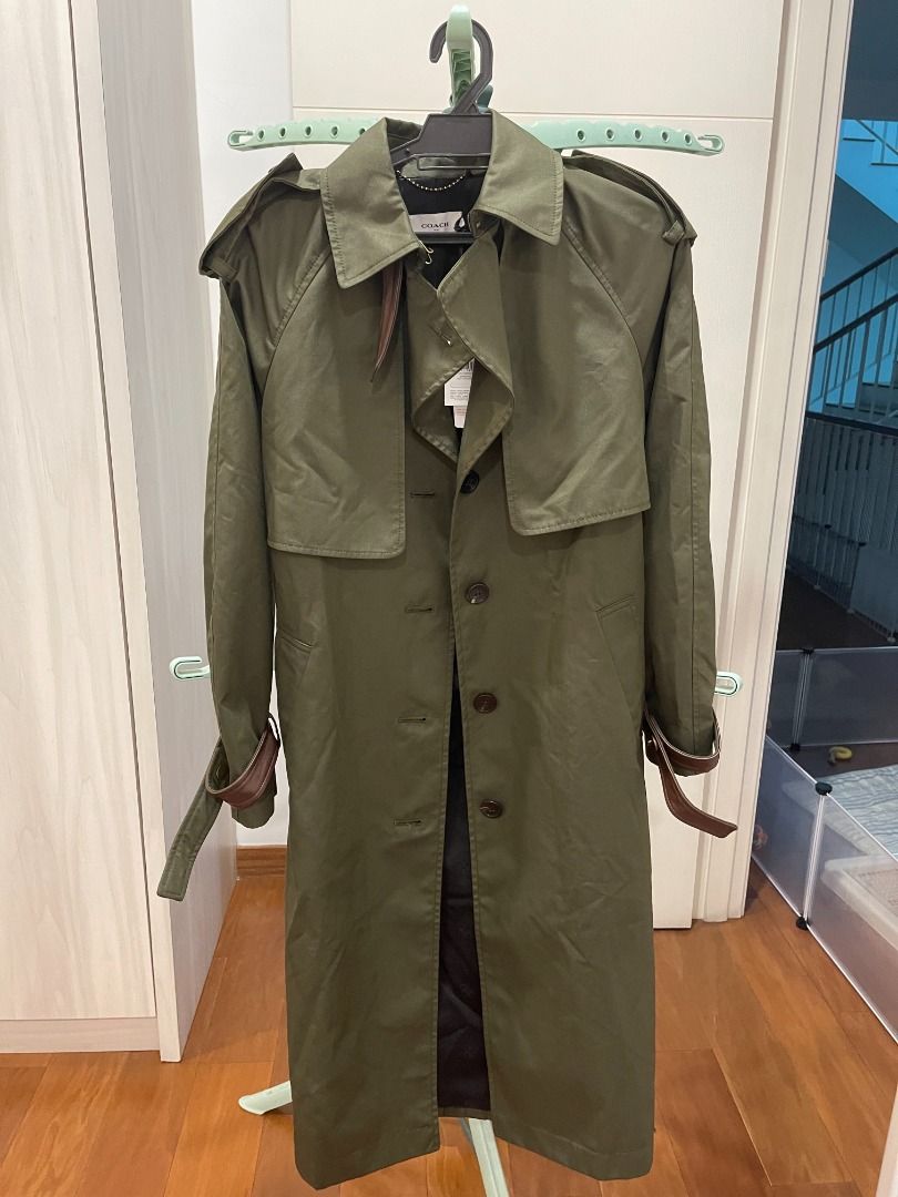 Coach long coat online