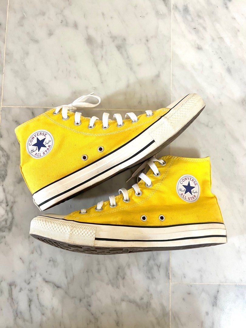 All star clearance yellow converse